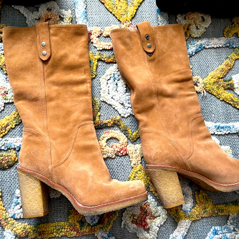 Ugg heeled boots